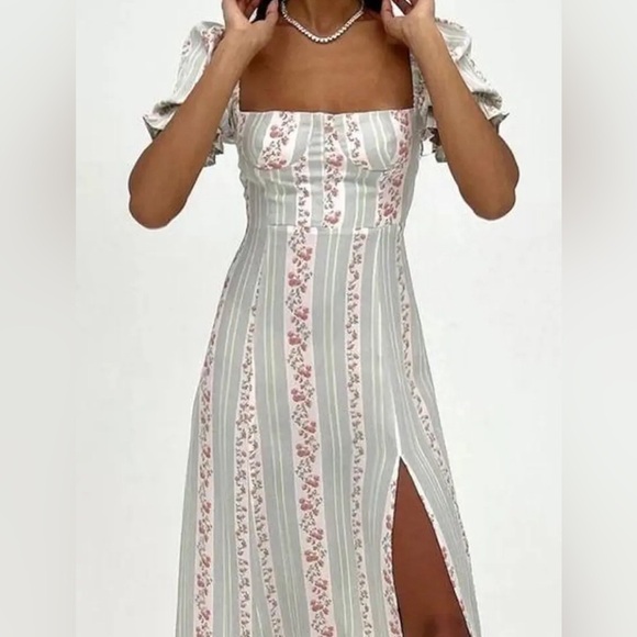 We Wore What Rosewood Midi Dress Size 14 NWT - Picture 2 of 12